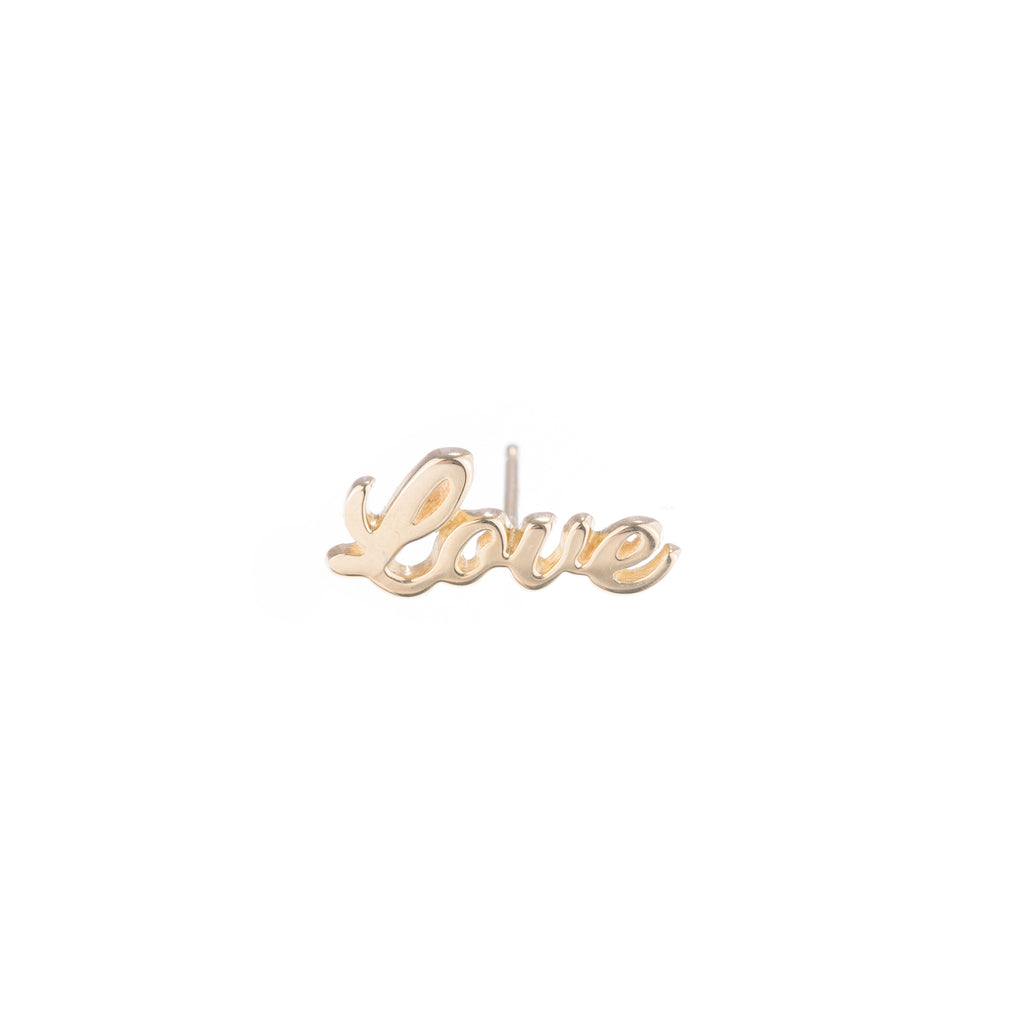 Love Script Name It Studs -- Ariel Gordon Jewelry