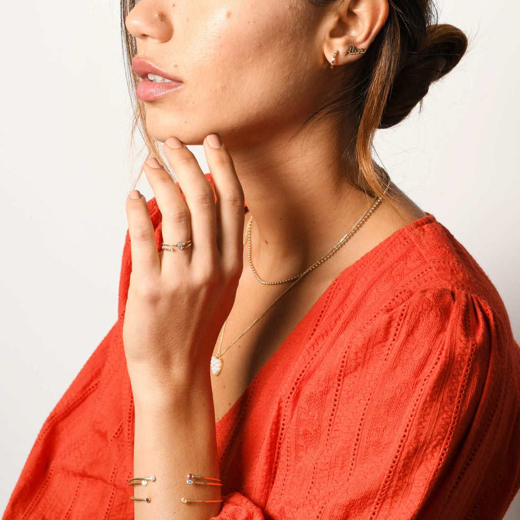 Dual Birthstone Ring -- Ariel Gordon Jewelry