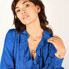 Daisy Initial Pendant Necklace - Daisy Initial Pendant Necklace -- Ariel Gordon Jewelry