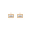 Baby Baguette Diamond Studs - Baby Baguette Diamond Studs -- Ariel Gordon Jewelry