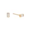 Baby Baguette Diamond Studs - Baby Baguette Diamond Studs -- Ariel Gordon Jewelry
