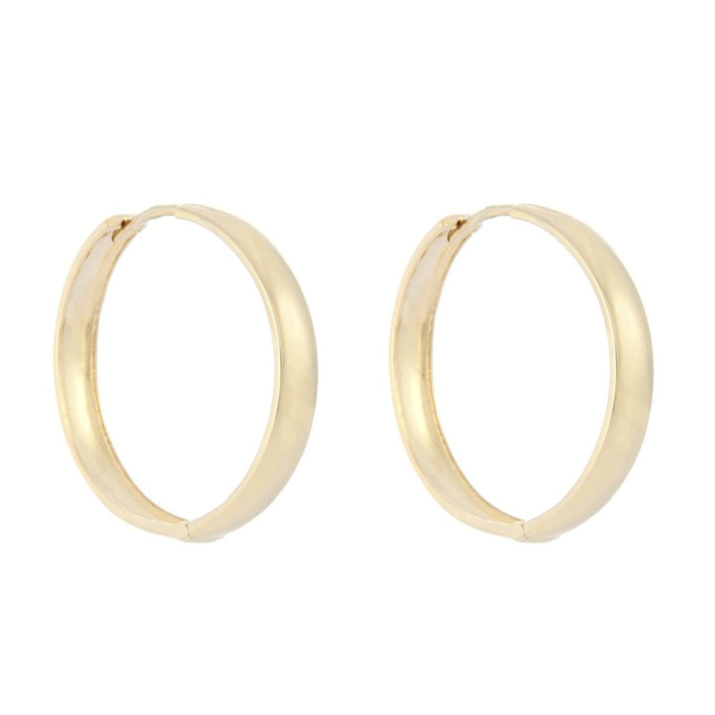 Skinny Tire Hoops -- Ariel Gordon Jewelry