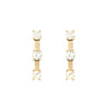Junior Diamond Tennis Drop Earrings - Junior Diamond Tennis Drop Earrings -- Ariel Gordon Jewelry