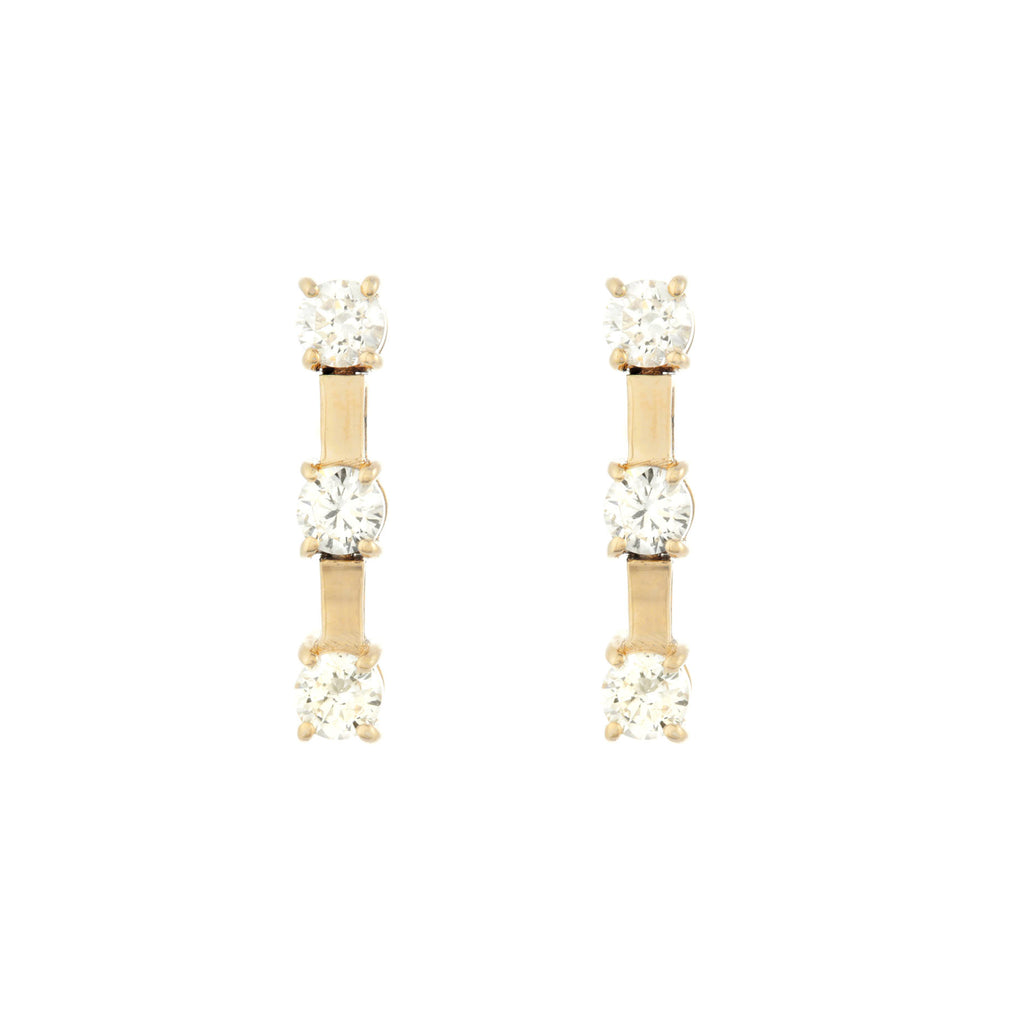 Junior Diamond Tennis Drop Earrings -- Ariel Gordon Jewelry