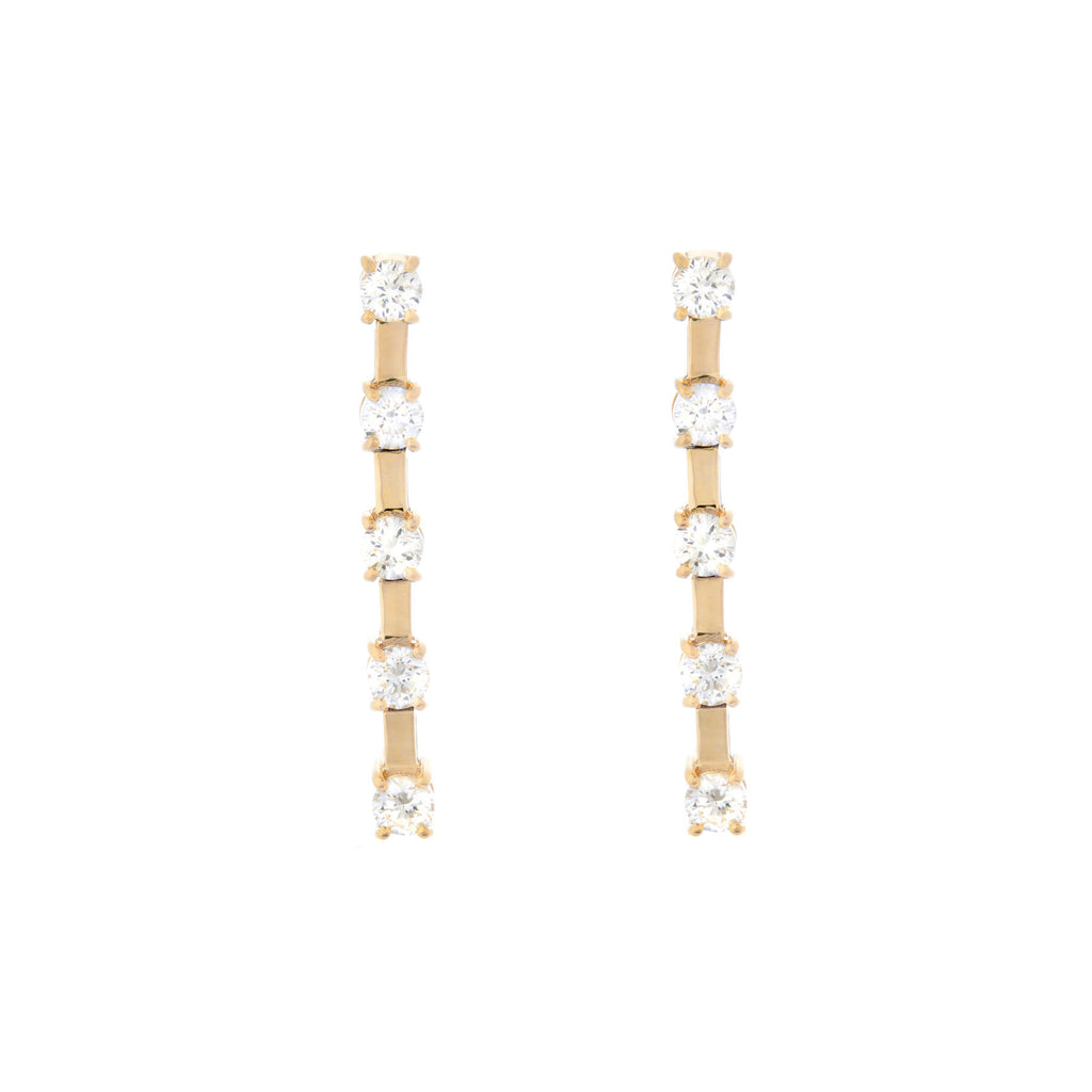 Standard Diamond Tennis Drop Earrings -- Ariel Gordon Jewelry