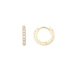 Junior Pavé Hoops - Junior Pavé Hoops -- Ariel Gordon Jewelry