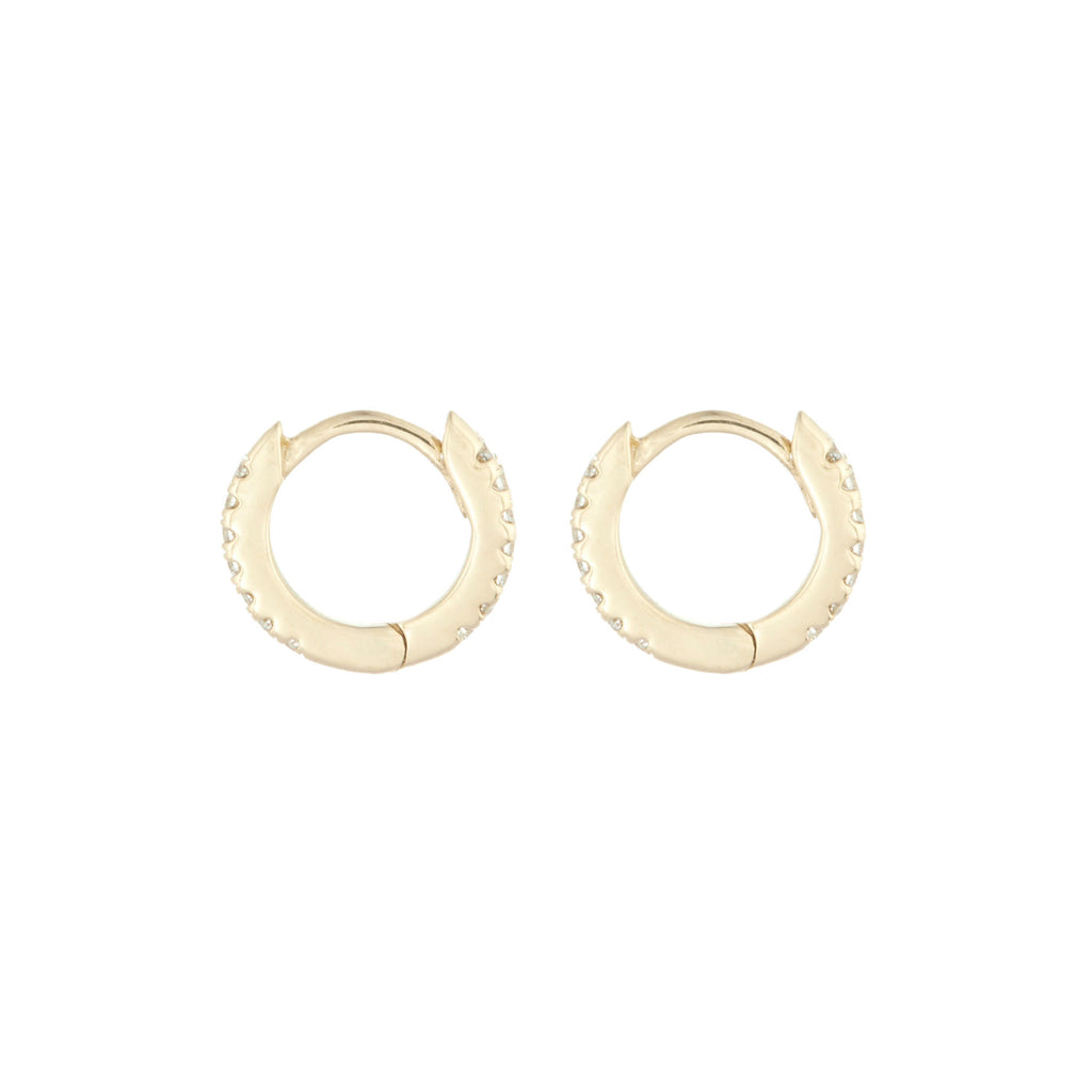 Junior Pavé Hoops -- Ariel Gordon Jewelry