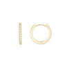 Standard Pavé Hoops - Standard Pavé Hoops -- Ariel Gordon Jewelry
