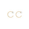 Pearl Dust Hoops - Pearl Dust Hoops -- Ariel Gordon Jewelry