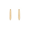 Helium Knife Edge Hoops - Helium Knife Edge Hoops -- Ariel Gordon Jewelry