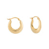 Helium Knife Edge Hoops - Helium Knife Edge Hoops -- Ariel Gordon Jewelry