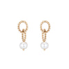 Pearl Twine Link Studs - Pearl Twine Link Studs -- Ariel Gordon Jewelry