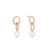 Pearl Twine Link Studs - Pearl Twine Link Studs -- Ariel Gordon Jewelry