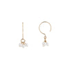 Pearl Cluster Hoops - Pearl Cluster Hoops -- Ariel Gordon Jewelry