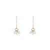 Pearl Cluster Hoops - Pearl Cluster Hoops -- Ariel Gordon Jewelry