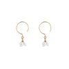 Pearl Cluster Hoops - Pearl Cluster Hoops -- Ariel Gordon Jewelry