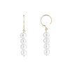 Pearl Matchstick Hoops - Pearl Matchstick Hoops -- Ariel Gordon Jewelry