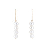 Pearl Matchstick Hoops - Pearl Matchstick Hoops -- Ariel Gordon Jewelry