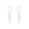 Pearl Matchstick Hoops - Pearl Matchstick Hoops -- Ariel Gordon Jewelry