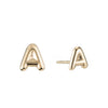 Mini Helium Initial Studs - Mini Helium Initial Studs -- Ariel Gordon Jewelry