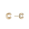 Mini Helium Initial Studs - Mini Helium Initial Studs -- Ariel Gordon Jewelry