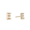 Mini Helium Initial Studs - Mini Helium Initial Studs -- Ariel Gordon Jewelry