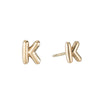 Mini Helium Initial Studs - Mini Helium Initial Studs -- Ariel Gordon Jewelry