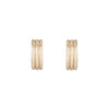 Triptych Hoops - Triptych Hoops -- Ariel Gordon Jewelry