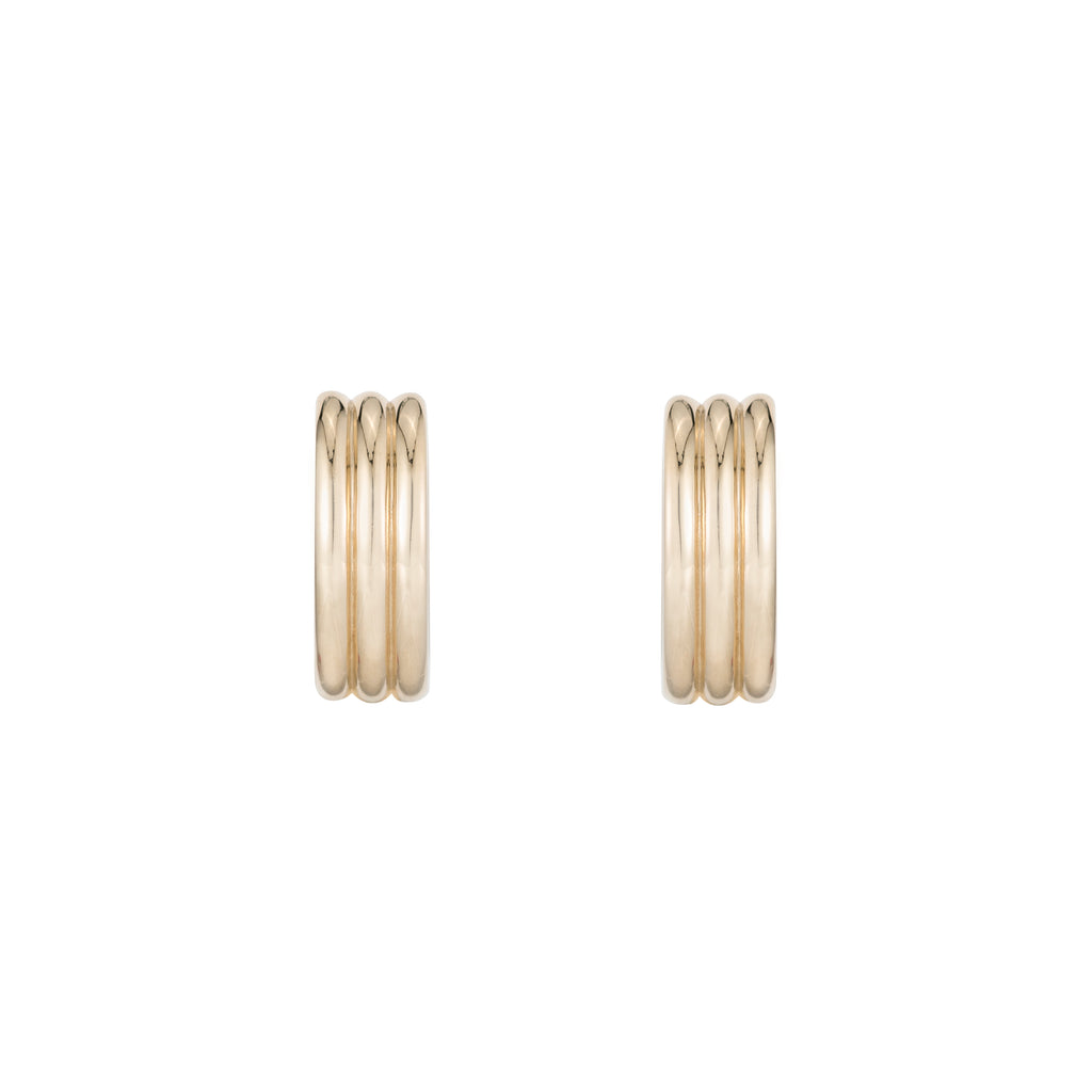 Triptych Hoops -- Ariel Gordon Jewelry