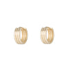 Triptych Hoops - Triptych Hoops -- Ariel Gordon Jewelry