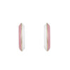 Grande Enamel Knife Edge Hoops - Grande Enamel Knife Edge Hoops -- Ariel Gordon Jewelry
