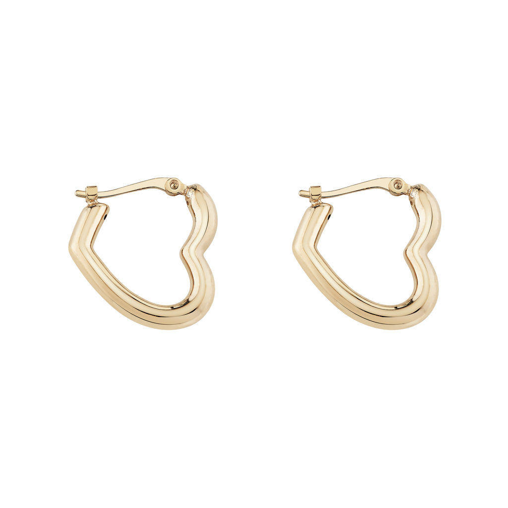 Junior Heart Helium Hoops -- Ariel Gordon Jewelry