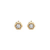 Diamond Hex Studs - Diamond Hex Studs -- Ariel Gordon Jewelry