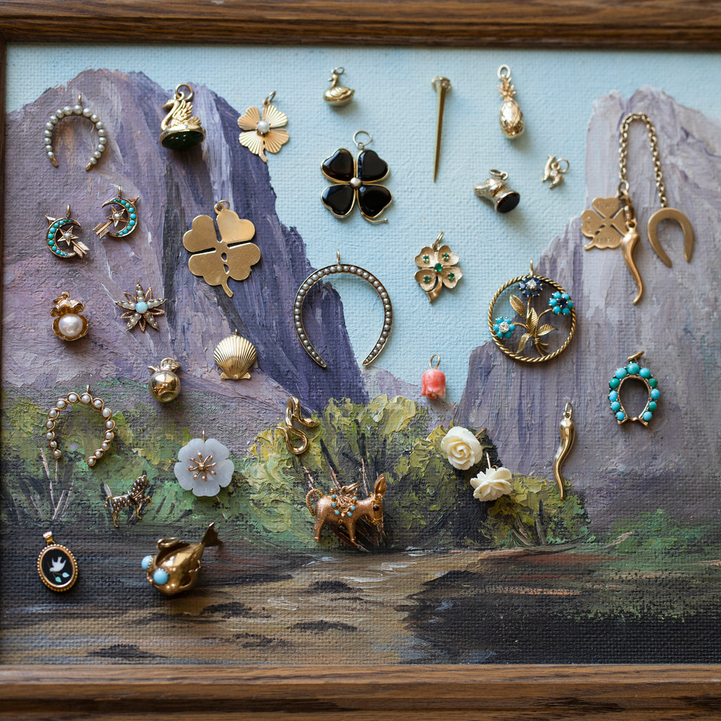 Carved Flower Earrings -- Ariel Gordon Jewelry