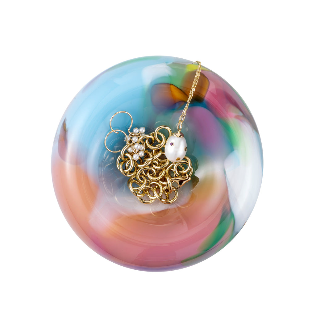 Rainbow Bubble Glass Catchall -- Ariel Gordon Jewelry