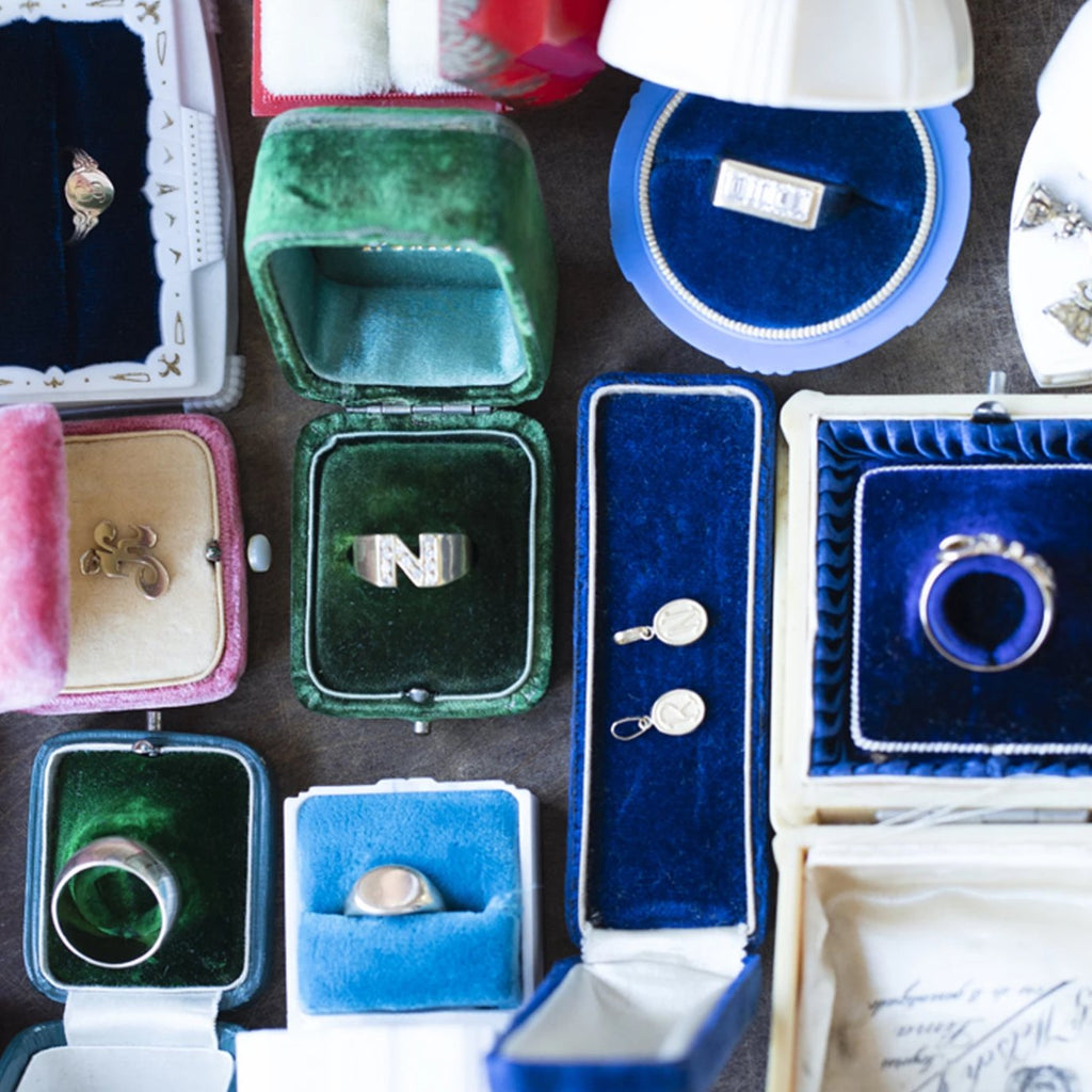 Pave N Ring -- Ariel Gordon Jewelry