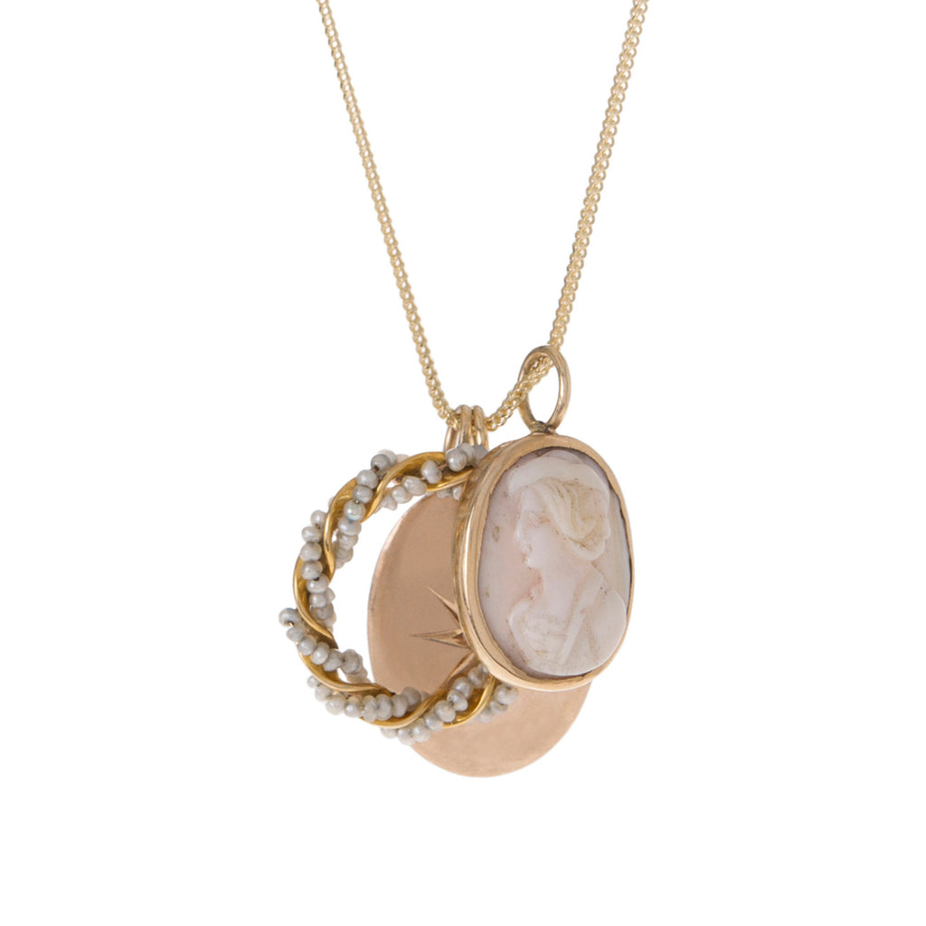 Oval Diamond Pendant -- Ariel Gordon Jewelry