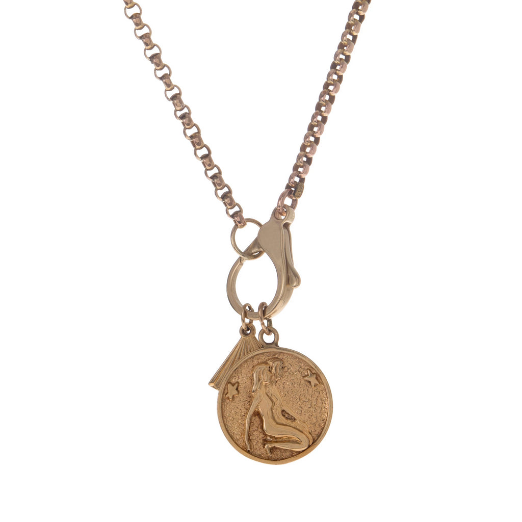 Gemini Medallion Charm -- Ariel Gordon Jewelry