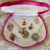 Enamel Rose Pendant - Enamel Rose Pendant -- Ariel Gordon Jewelry