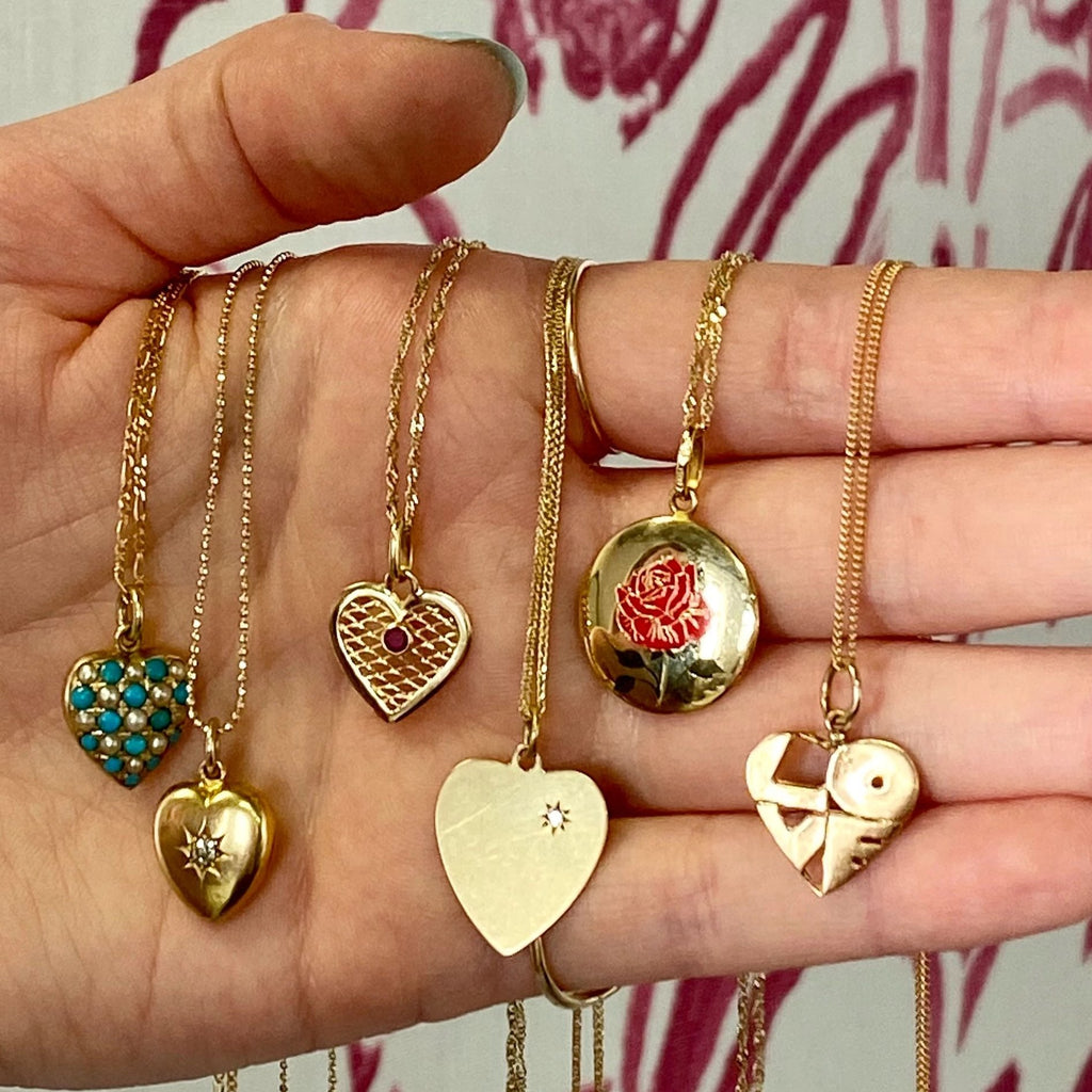 Vintage LOVE Charm -- Ariel Gordon Jewelry