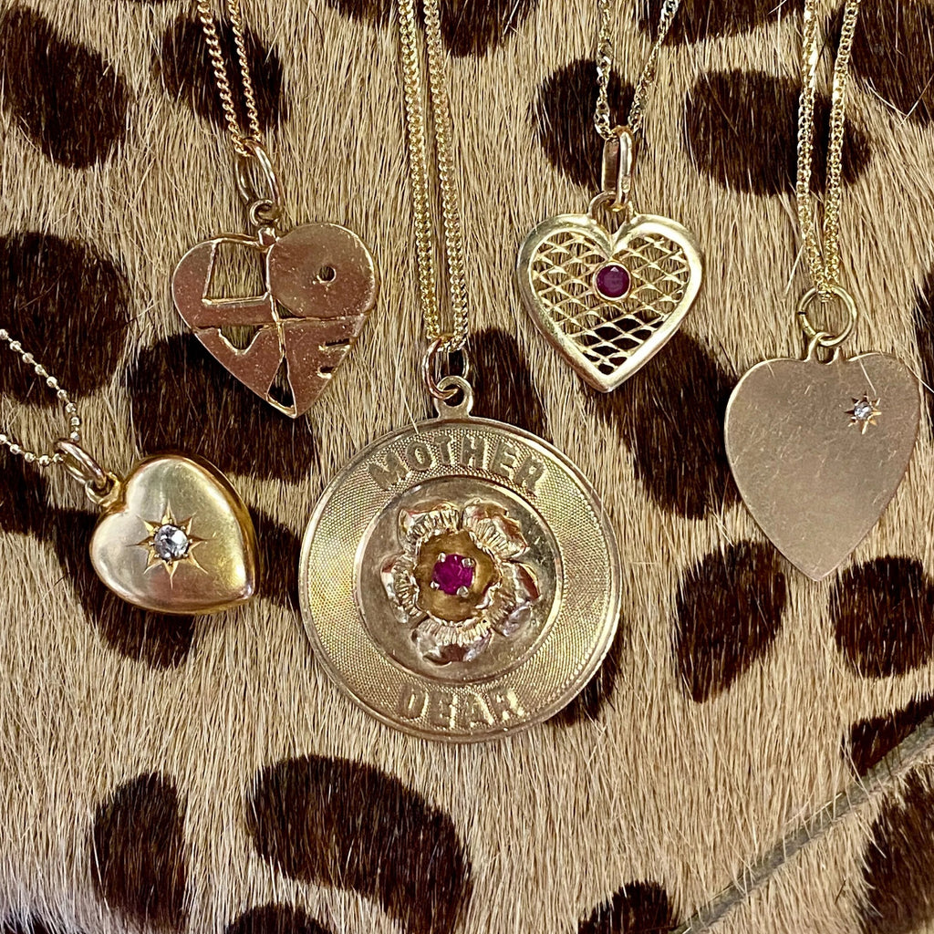 Ruby Lattice Heart -- Ariel Gordon Jewelry