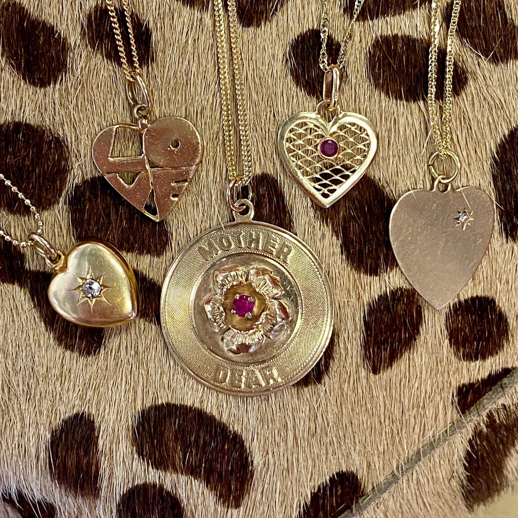 Victorian Heart Diamond Locket -- Ariel Gordon Jewelry