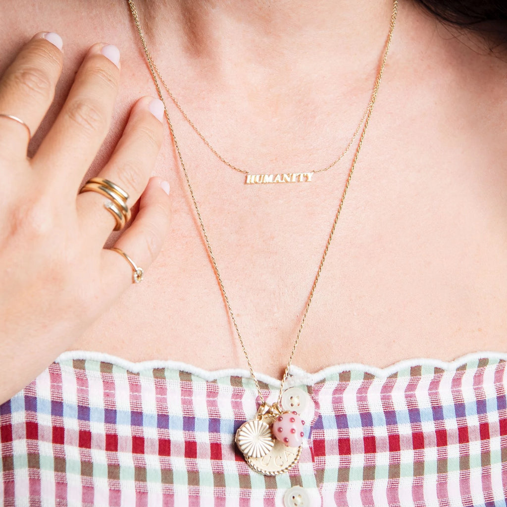 AGJ x This is About Humanity Necklace -- Ariel Gordon Jewelry