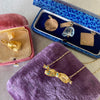 Enamel Bow Necklace - Enamel Bow Necklace -- Ariel Gordon Jewelry
