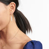 Pearl Matchstick Hoops - Pearl Matchstick Hoops -- Ariel Gordon Jewelry