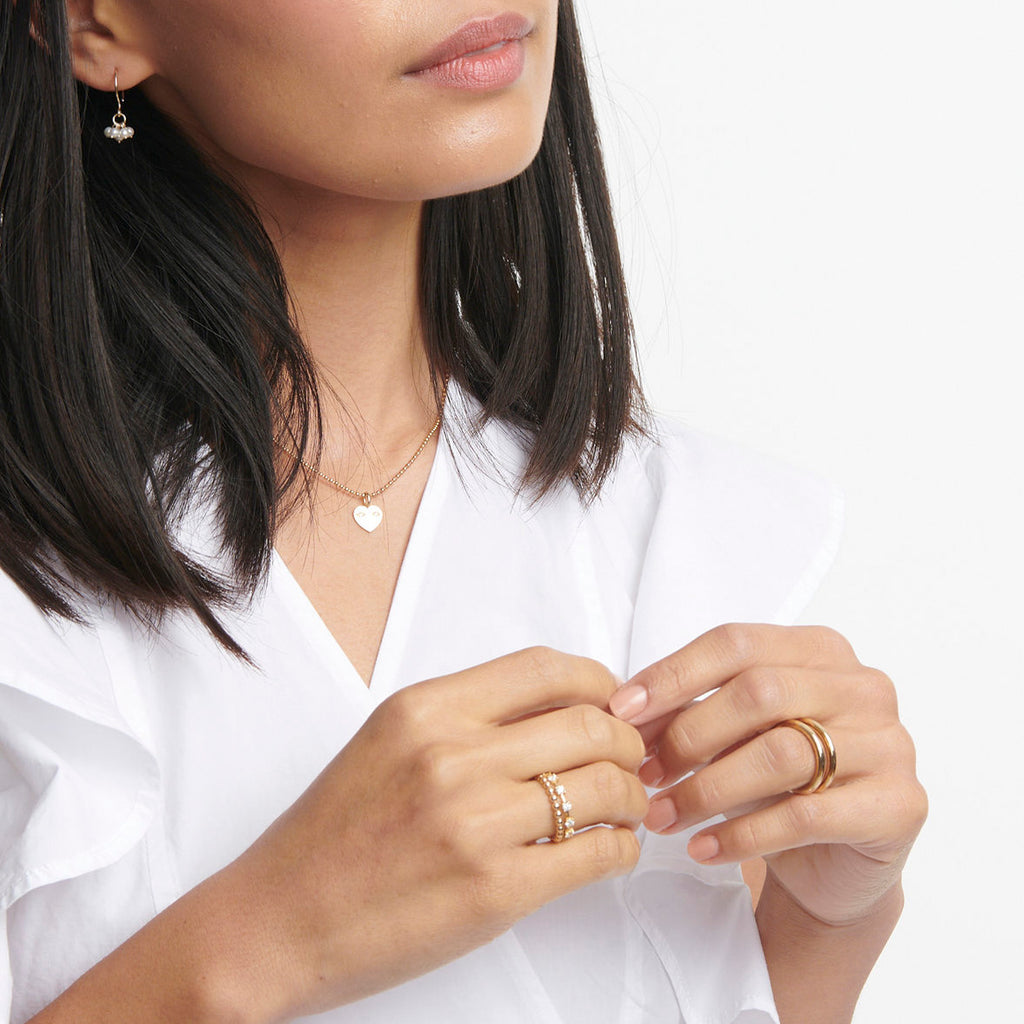 Pearl Cluster Hoops -- Ariel Gordon Jewelry