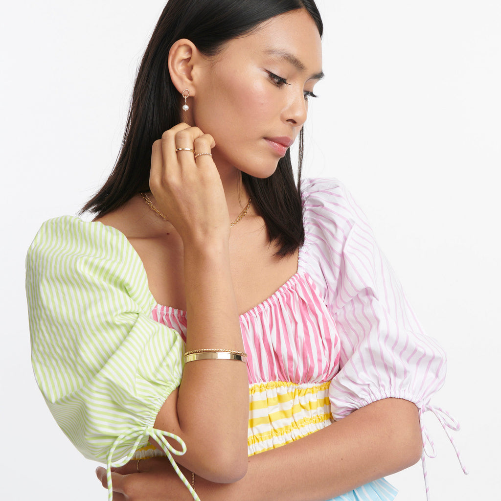 Pearl Twine Link Studs -- Ariel Gordon Jewelry