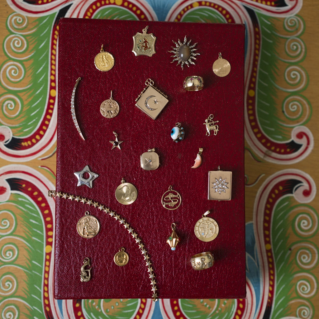 Gold Star and Diamond Tennis Bracelet -- Ariel Gordon Jewelry