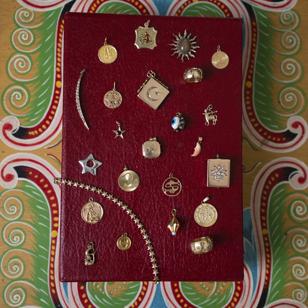 Enamel Virgo Charm -- Ariel Gordon Jewelry