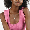Daisy Initial Pendant Necklace - Daisy Initial Pendant Necklace -- Ariel Gordon Jewelry